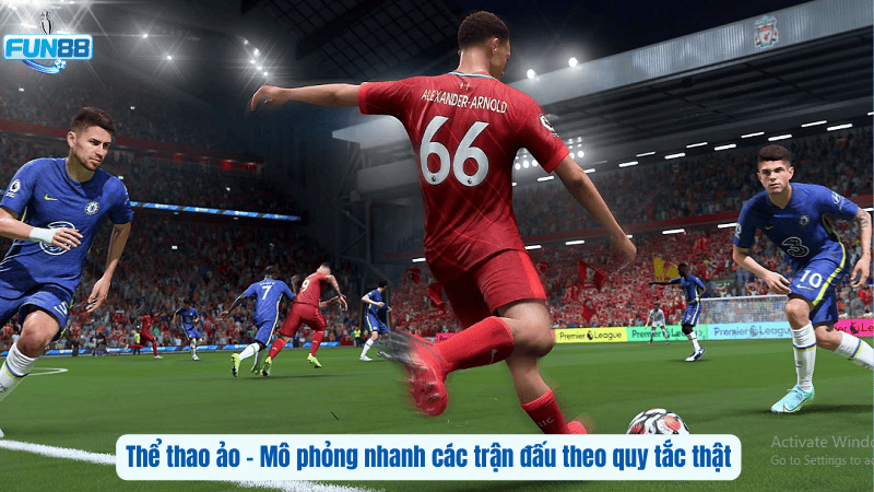Thể thao ảo – Mô phỏng nhanh các trận đấu theo quy tắc thật